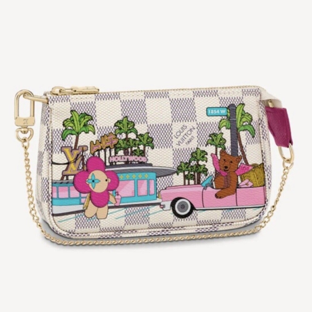 Authentic Louis Vuitton mini Pochette Christmas collection viviene